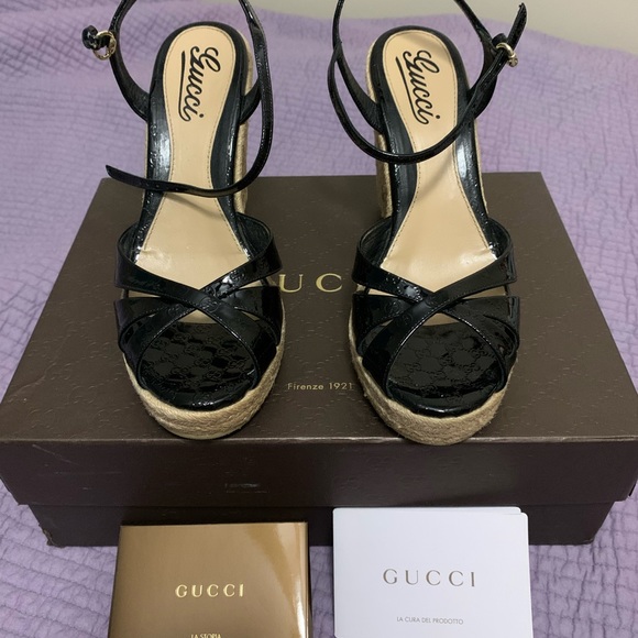 Gucci Shoes - Gucci Guccissima wedge shoes